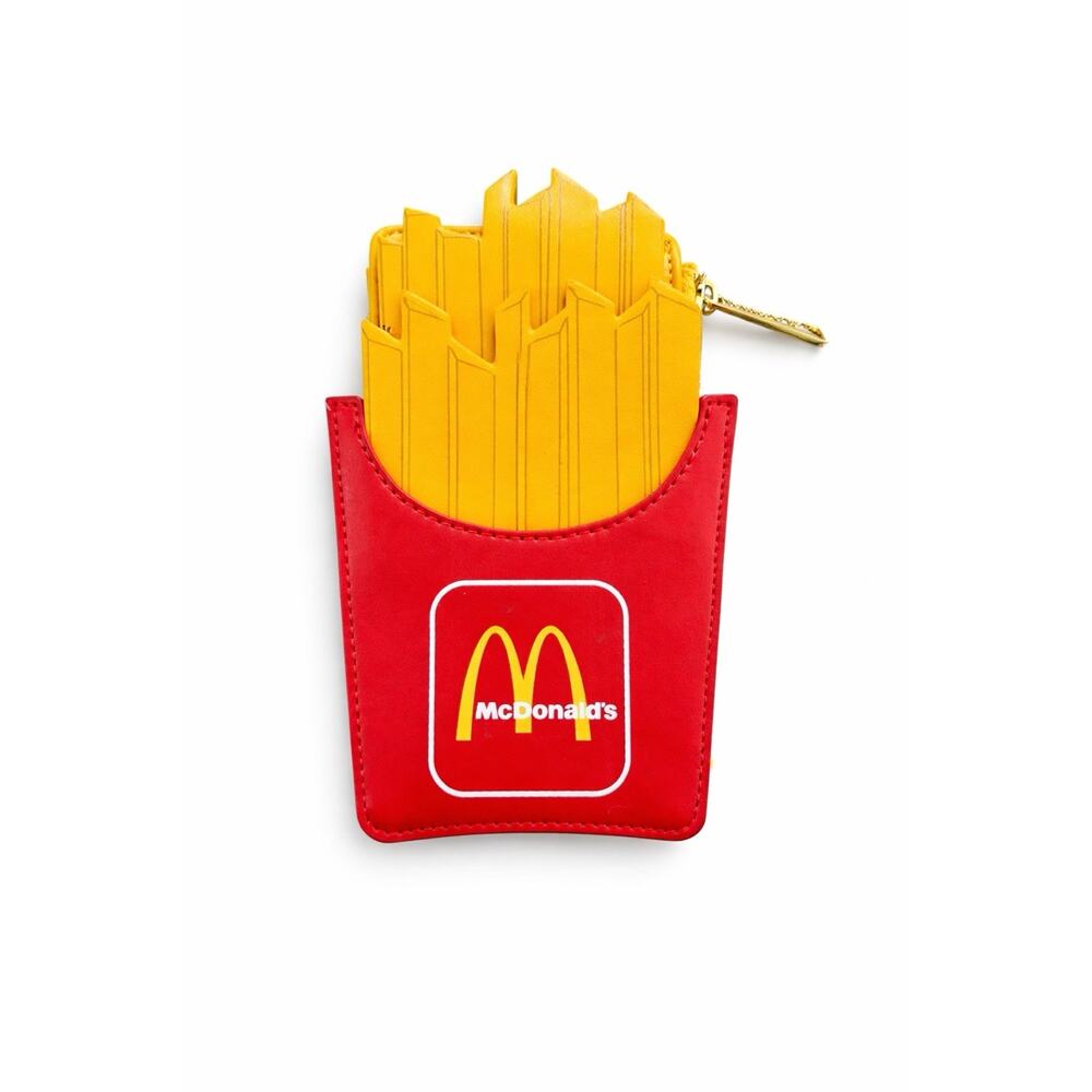 Loungefly McDonald’s French Fry Wallet Card Holder Coin Purse Kitschy Fast Food